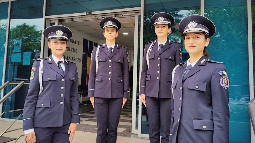Inspectoratul de Poliție Județean Argeș a primit patru noi agente de poliție