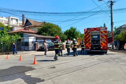 Alertă într-un bloc din pitești: locatari evacuați, iar echipajul cbrn a intervenit de urgență interventie pompieri